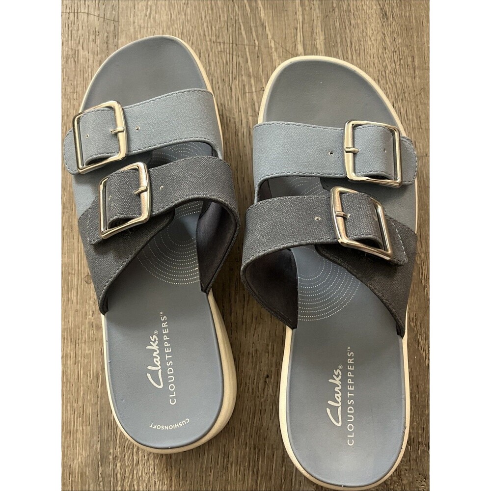 clarks cloud steppers 7.5 sandals Shades Of Blue